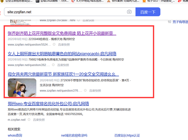 普通多site—自己沒有3W域名的網(wǎng)站，看看有沒有被人故意泛解析；